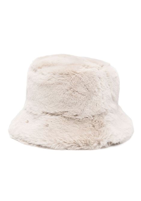 Cappello bucket in pelliccia Wera in bianco Stand Studio - donna STAND STUDIO | Cappelli | 61507907096000